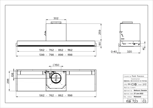 Okap Faber In-Nova Premium A90/2 Czarny mat