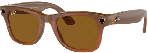 Okulary RAY BAN Meta Wayfarer Karmelowy Połysk