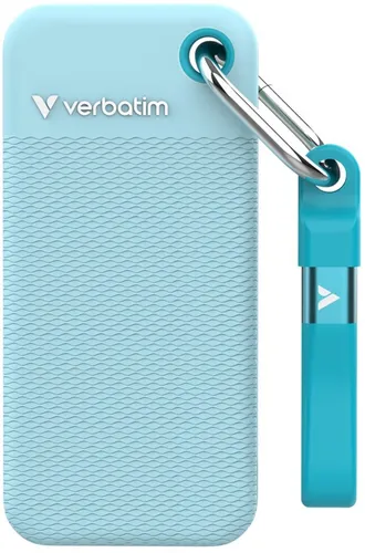 Dysk VERBATIM Pocket 1TB SSD Czarno-polarny niebieski