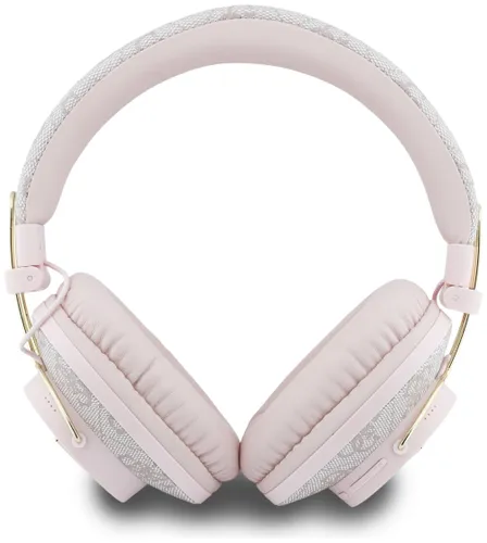 Słuchawki nauszne GUESS Triangle Logo Bluetooth ENC Różowy