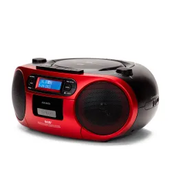 Radiomagnetofon Aiwa Boombox BBTC-660DAB/RD Bluetooth DAB+ Czerwony