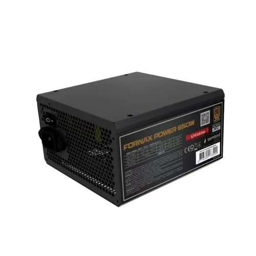 Zasilacz Gembird Fornax Power 650W 80+ Bronze Czarny
