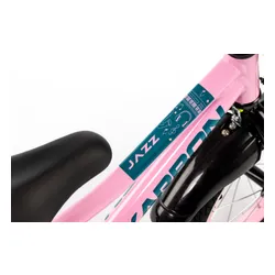 Rower dziecięcy KARBON Jazz 14 cali dla dziewczynki Różowy