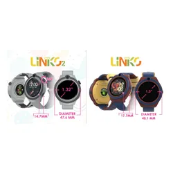 Smartwatch BEMI Linko 2 Fioletowy
