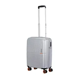 American Tourister GeoPop Bavul-metalik gümüş