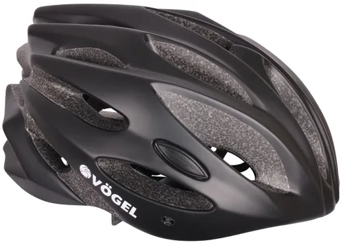 Kask rowerowy VÖGEL VKA-944 Czarny MTB z lampką (rozmiar M)