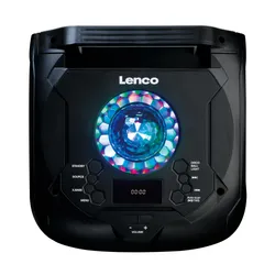 Power Audio Lenco PA-260BK 150W Bluetooth Radio FM Czarny