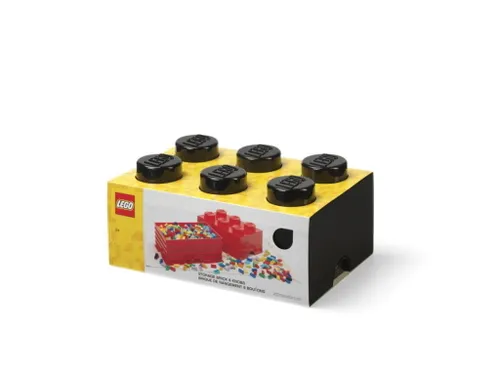 Lego Classic 40000803 Pojemnik klocek Lego Brick 6 - Czarny