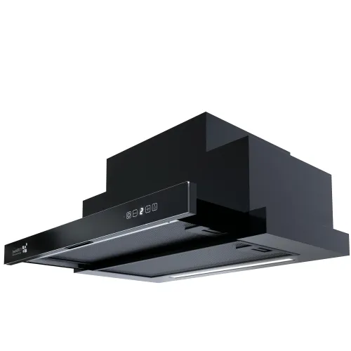 Okap SeeNERGY Telescopica Led 60 BL Czarny