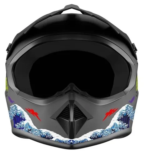 Kask KAMIKAZE Katana Czarny Full Face (rozmiar XL)
