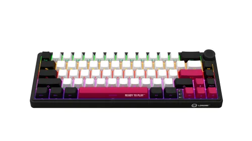 Klawiatura mechaniczna Lorgar KBP70MW Toxic Purple Czarno-czerwony