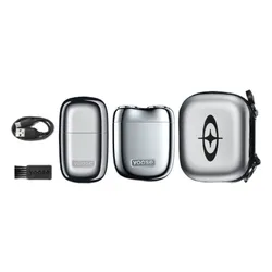 Golarka YOOSE Mini 2 Srebrny + Trymer do nosa Na mokro i sucho