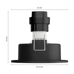 Oświetlenie punktowe Philips Hue White Ambiance Milliskin 1szt. Biały