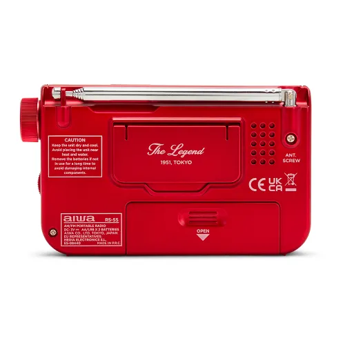Radioodbiornik Aiwa RS-55/RD Radio FM Czerwony