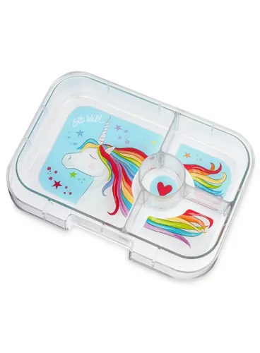 Średni prostokątny lunchbox Yumbox Panino - lavande purple / unicorn