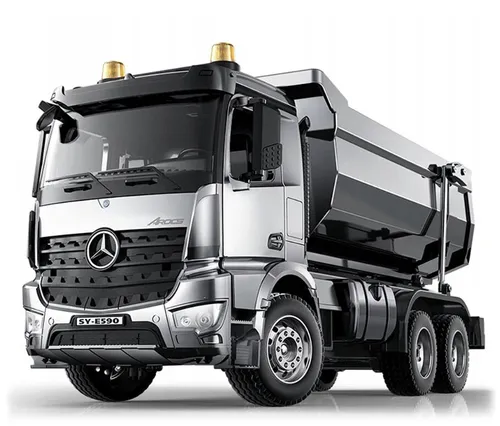 Zdalnie sterowany samochód COIL ciężarówka wywrotka Mercedes na pilota metalowa