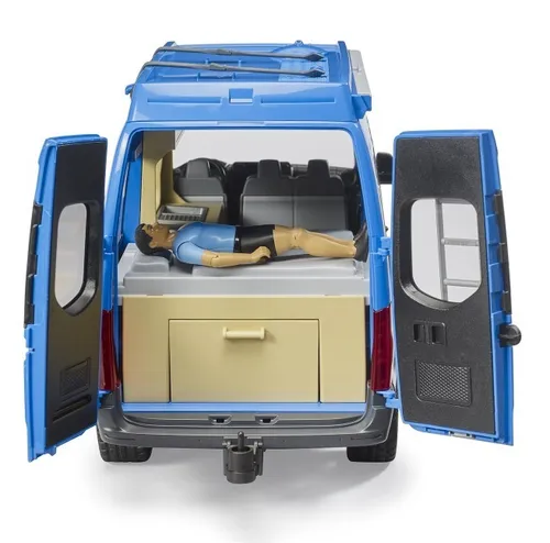 BRUDER Pojazd MB Sprinter Camper z figurką i akcesoriami