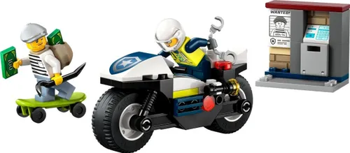 LEGO City 60455 Pościg Na Motocyklu Policyjnym