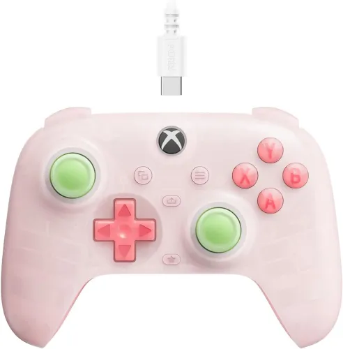 Pad 8BitDo Ultimate Mini Wired Controller do Xbox, PC Przewodowy Różowy