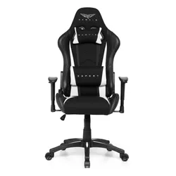 Fotel GAMVIS Expert Czarny (białe elementy)