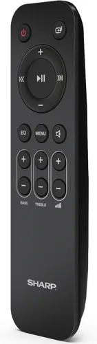 Soundbar SHARP HT-SBW55121 Srebrny 5.1.2-kanałowy, Bezprzewodowy Subwoofer, HDMI eARC, Dolby Atmos, 4K, BT
