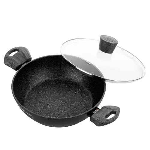 Garnek aluminiowy z pokrywką niski FLORINA BONO 2,5 l