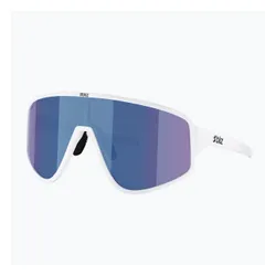 Okulary przeciwsłoneczne Bliz A004 matte white/grey blue mirror
