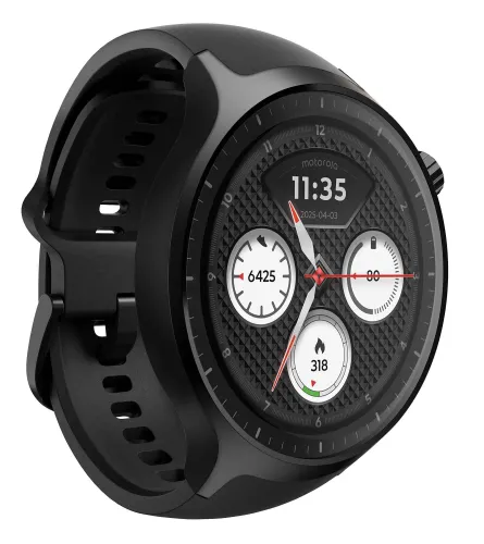 Smartwatch Motorola Moto Watch Funkcje AI 47mm GPS Czarny