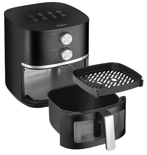 Air Fryer Frytkownica beztłuszczowa AMICA AFM 2020 5.5l z okienkiem do obserwacji postępów