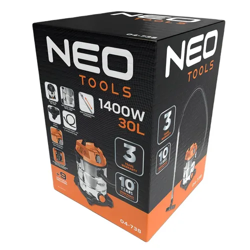 Odkurzacz przemysłowy NEO TOOLS 04-738