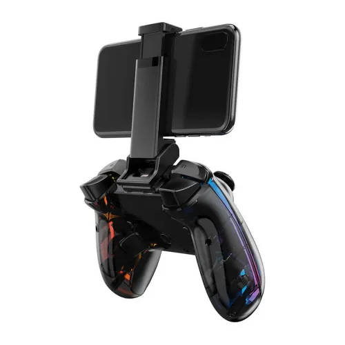 Pad Havit G158BT PRO z uchwytem na telefon do PC, Android Bezprzewodowy Przezroczysty