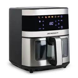 Air Fryer Frytkownica beztłuszczowa BERDSEN BD-656 9.1l 7 gotowych programów Srebrny