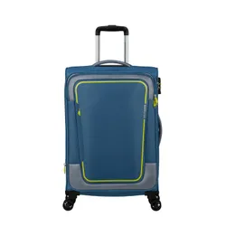 Walizka średnia American Tourister Pulsonic - coronet blue