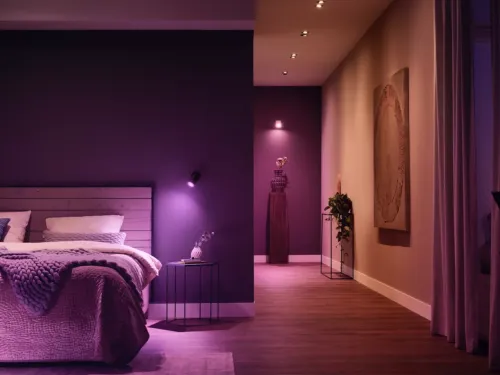 Zestaw Philips Hue White and Colour Ambiance 3 żarówki GU10 + regulator przyciemniania + Bridge Pro