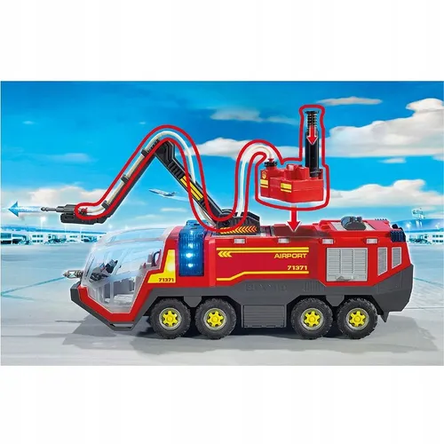 Playmobil 71371 пожарная машина в аэропорту со светом