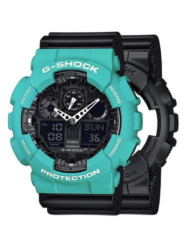 Casio Zegarek SET GA-100-1A1ER + BEZEL 10410475 + PASEK 10347688