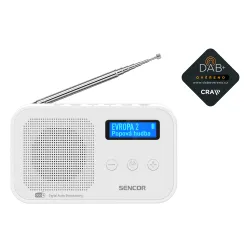 Radioodbiornik Sencor SRD 7200W Radio FM/DAB+ Biały