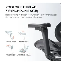 Fotel SIHOO Doro C300L Czarny