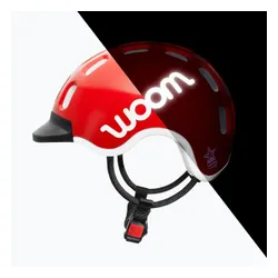 Kask rowerowy dziecięcy woom Kids red