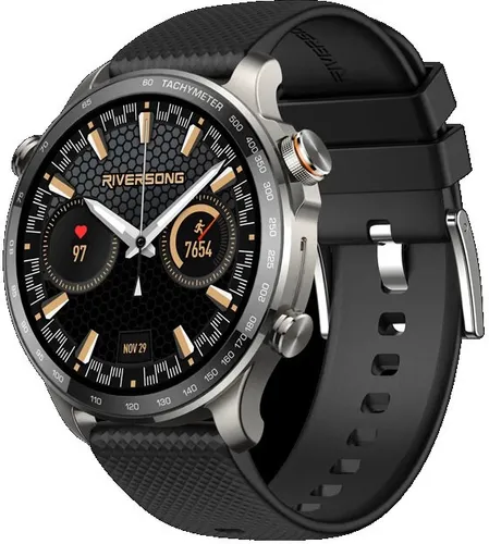 Smartwatch FOREVER Riversong Motive 10 GT SW1001 Czarny