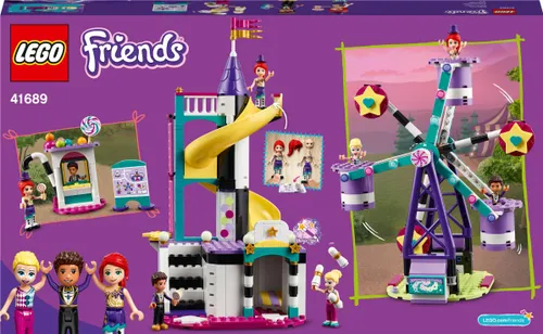 Конструктор Lego Friends Волшебное колесо обозрения и горка (41689)