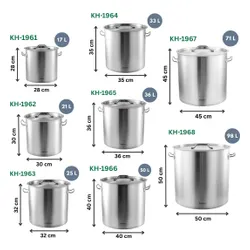 Garnek KINGHOFF KH-1966 50L