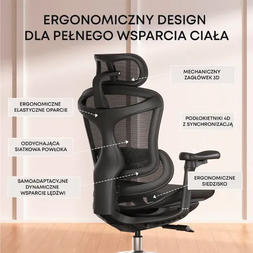 Fotel SIHOO Doro C300L Czarny