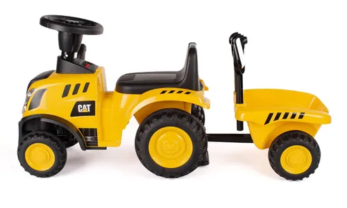 Jeździk Traktor z przyczepką Caterpillar CAT jeździdełko dla dziecka pojazd 12M+