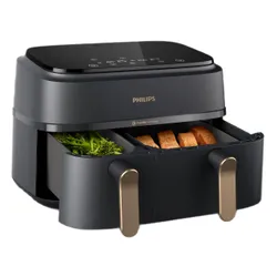 Air Fryer Frytkownica beztłuszczowa PHILIPS Ovi Dual Basket NA352/00 9l z podwójnym koszem ponad 1000 przepisów