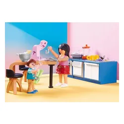 Playmobil Zestaw z figurkami Dollhouse 70206 Rodzinna kuchnia