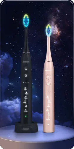 Szczoteczka soniczna BERDSEN Galaxy Duo (2 sztuki) Czarny + Różowy