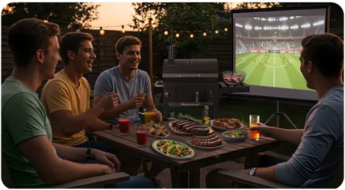 Grill węglowy ogrodowy Berdsen BD-891 komin żeliwny ruszt termometr + pokrowiec