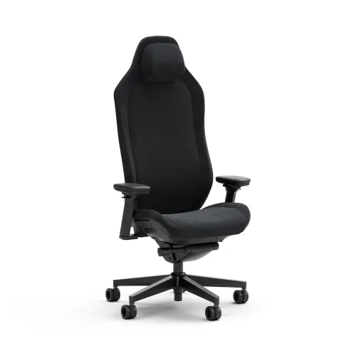 Fotel Fractal Design Refine Alcantara Fabric Gamingowy do 125kg Tkanina Czarny