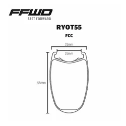 Komplet kół FFWD RYOT55 SET FCC